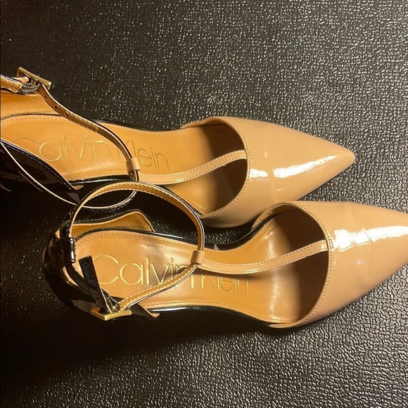 Calvin Klein Cream Pointed Toe Heels Stiletto Elegance - Picture 5 of 6